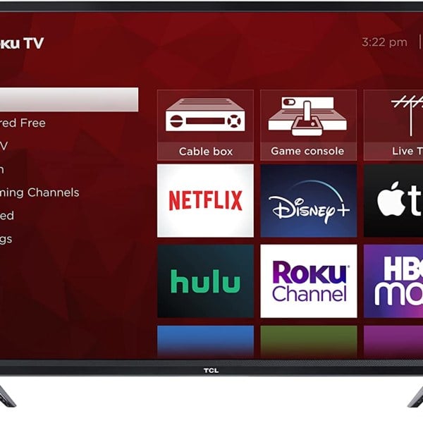 TCL 43″ Class 4-Series 4K UHD HDR Smart Roku TV