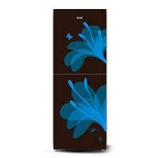 ECO+ 195 LITER FRAMELESS GLASS DOOR BLACK FREESIA FRIDGE WITH BASE Price In BANGLADESH And INDIA