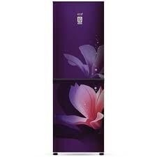 ECO+ 225 LITER FRAMELESS GLASS DOOR PURPLE FRIDGE WITH BASE Price In BANGLADESH And INDIA