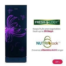 Singer Refrigerator Glass 231 Liter (NutriLock-Black) Price In BANGLADESH And INDIA