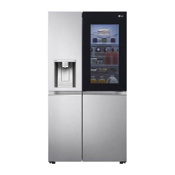 LG 617L side-by-side-fridge with InstaView Door-in-Door™ in New Noble Steel Refrigerator Price In Bangladesh