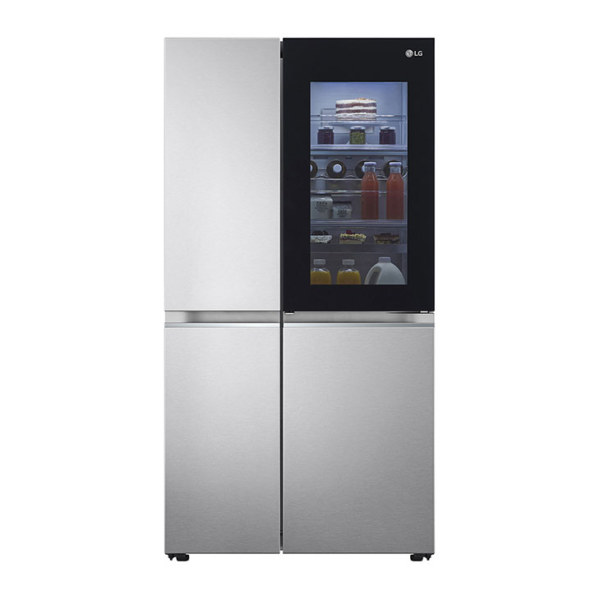 LG 647L side-by-side-fridge with InstaView Door-in-Door™ in New Noble Steel Refrigerator Price In Bangladesh