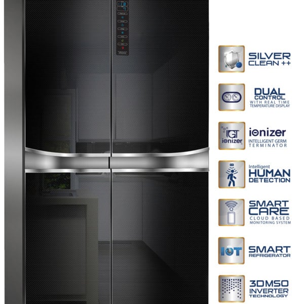 WALTON WNI-6A9-GDSD-DD Refrigerator Price In BANGLADESH