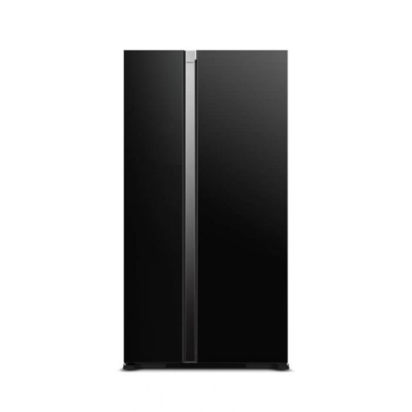 HITACHI 641 LITER SIDE BY SIDE GLASS BLACK [2 DOOR] REFRIGERATOR Price In BANGLADESH