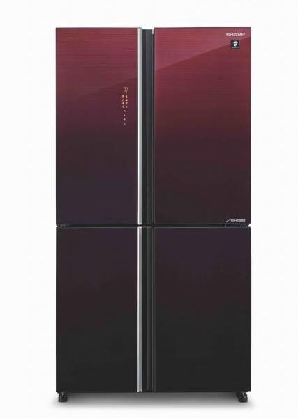 Sharp 4-Door Refrigerator SJ-VX88PG-RD | 639 Liters – RED Refrigerator Price In Bangladesh