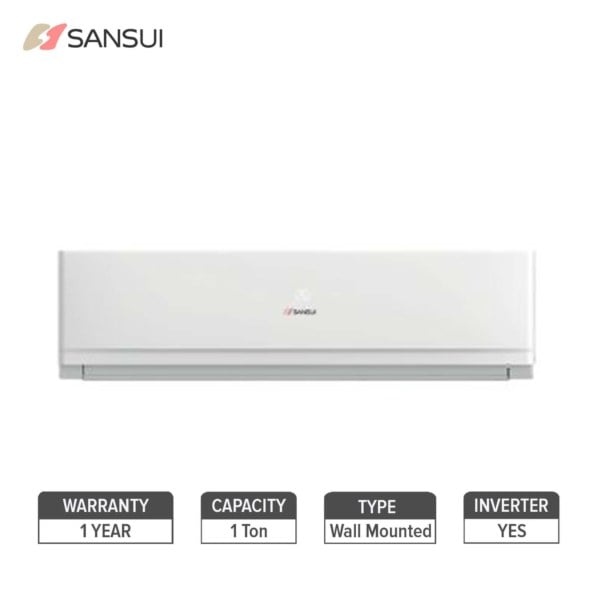 Sansui 1.0 Ton SSZ12.CT9-IHW Deluxe Inverter Wall Mount Smart Air Conditioner Price In BANGLADESH