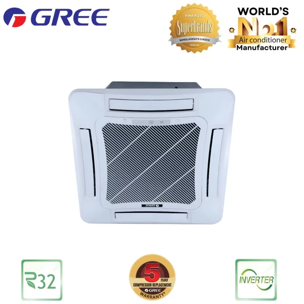 Gree 4.0 Ton GKH48K3HI GUHN48NM3HO Ceiling Cassette Fixed Frequency Air Conditioner Price In BANGLADESH