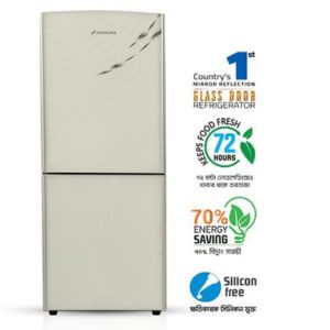 Jamuna JE-193L CD White Stripe Refrigerator Price In Bangladesh