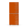 Jamuna 263L JR-UES626300 Glossy Shining Orange Flower Refrigerator Price In Bangladesh