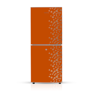 Jamuna 263L JR-UES626300 Glossy Shining Orange Flower Refrigerator Price In Bangladesh