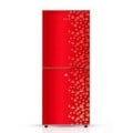 Jamuna 329L JR-UES632900 Glossy Shining Red Flower Refrigerator Price In Bangladesh