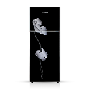 Jamuna 170L JE-XXB-LS51G0JF Black Rose Blossom QD Glass Refrigerator Price In Bangladesh