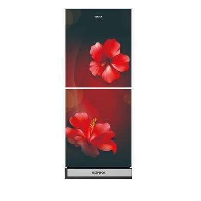 KONKA -KRT-200GB 200 Ltr Red China Rose-2-Door Upper Freezer Refrigerator Price In Bangladesh