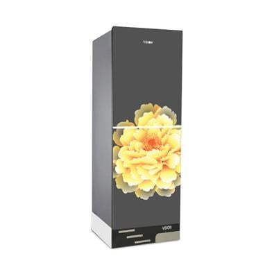 Vision Glass Door RE-200L Mirror Blooming Flower Top Mount Refrigerator Price In Bangladesh