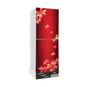 Vision RE-196L Pink Flower Glass Door Bottom Mount Refrigerator Price In Bangladesh