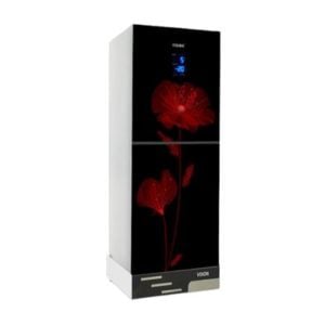 Vision Glass Door Smart Dispenser RE-238L Daisy Red Flower Bottom Mount Refrigerator Price In Bangladesh