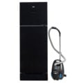 Beko Top Mount 375 Ltr Black Glass Door Plus Vacuum Cleaner BOREF-B3RDNR40ZGB Refrigerator Price In Bangladesh