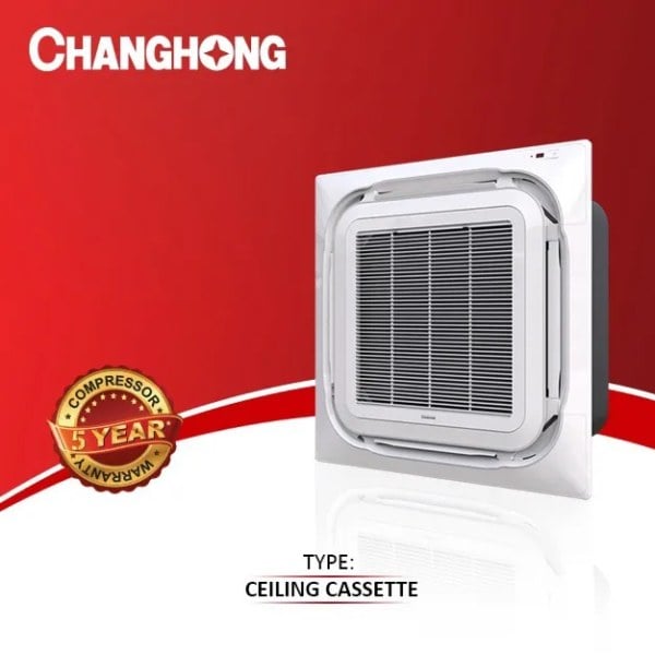 Changhong 3.0 Ton Ceiling Cassette Non Inverter Air Conditioner Price In BANGLADESH