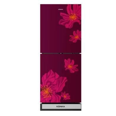 KONKA-KRB-200GB Refrigerator-Red Sakura-2-Door Bottom Freezer (200 Ltr) Price In Bangladesh