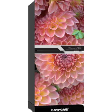 Myone MY-2F2G Refrigerator -262 Liter – Pink Dahlia Black Price In Bangladesh