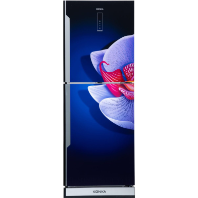 KONKA Refrigerator-KRB-270EVB-3D Blue Iris, Bottom Freezer with Digital Display (270 LTR) Price In Bangladesh