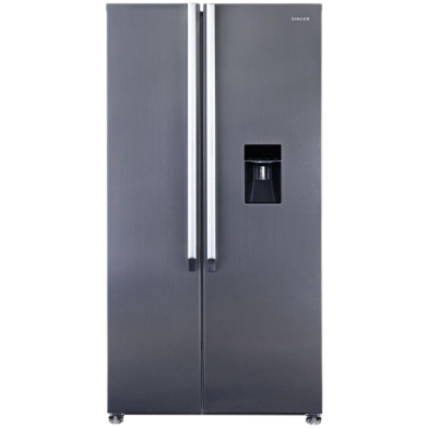 SINGER Side by Side Inverter Refrigerator| 529 Ltr | SBSNS521DNV | Silver – SRREF-SF-SBSNS521DNV Price In Bangladesh