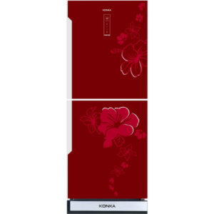 KONKA-KRT-315EGB Refrigerator-Red, Upper Freezer, Digital Display (315 LTR) Price In Bangladesh