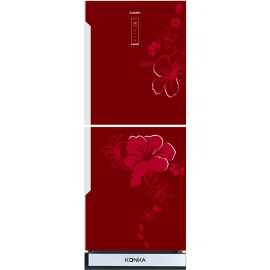 KONKA-KRT-315EGB Refrigerator-Red, Upper Freezer, Digital Display (315 LTR) Price In Bangladesh