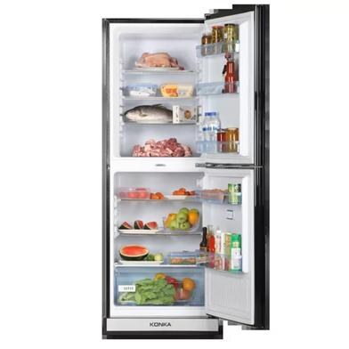 KONKA-KRT-315EIGB Refrigerator-Black, Upper Freezer, Digital Display with Inverter (315 LTR) Price In Bangladesh