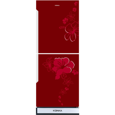 KONKA-KRT-315GB Refrigerator Red, Upper Freezer(315 LTR) Price In Bangladesh