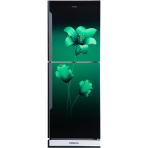 KONKA Refrigerator-KRB-270VB- 3D Green Lily, Bottom Freezer (270 LTR) Price In Bangladesh