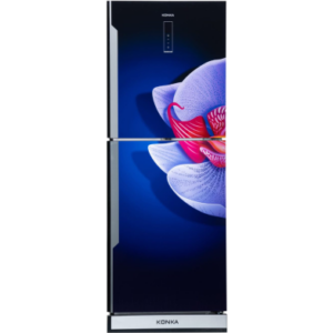 KONKA Refrigerator-KRB-307EVB-3D Blue Iris, Bottom Freezer, with Digital Display (307 LTR) Price In Bangladesh