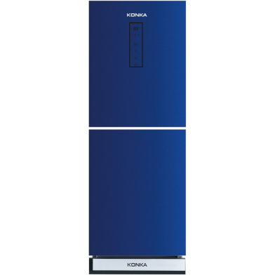 KONKA Refrigerator-KRT-282EIGB-Blue Upper Freezer, Electronics Control, Digital Display with Inverter Technology (282 LTR) Price In Bangladesh