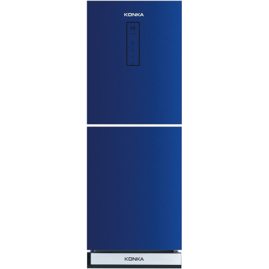 KONKA Refrigerator-KRT-282EIGB-Blue Upper Freezer, Electronics Control, Digital Display with Inverter Technology (282 LTR) Price In Bangladesh