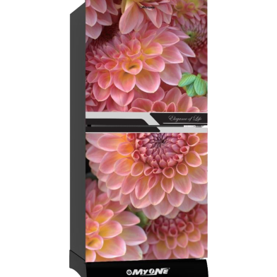 Myone MY-2F2G Refrigerator -262 Liter – Pink Dahlia Black Price In Bangladesh