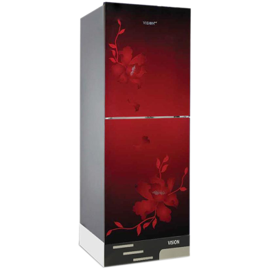 Vision Glass Door Refrigerator RE-208 Liter Pink Couple – 988617 Price In Bangladesh