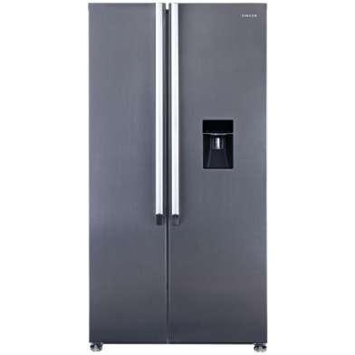 SINGER Side by Side Inverter Refrigerator| 529 Ltr | SBSNS521DNV | Silver – SRREF-SF-SBSNS521DNV Price In Bangladesh